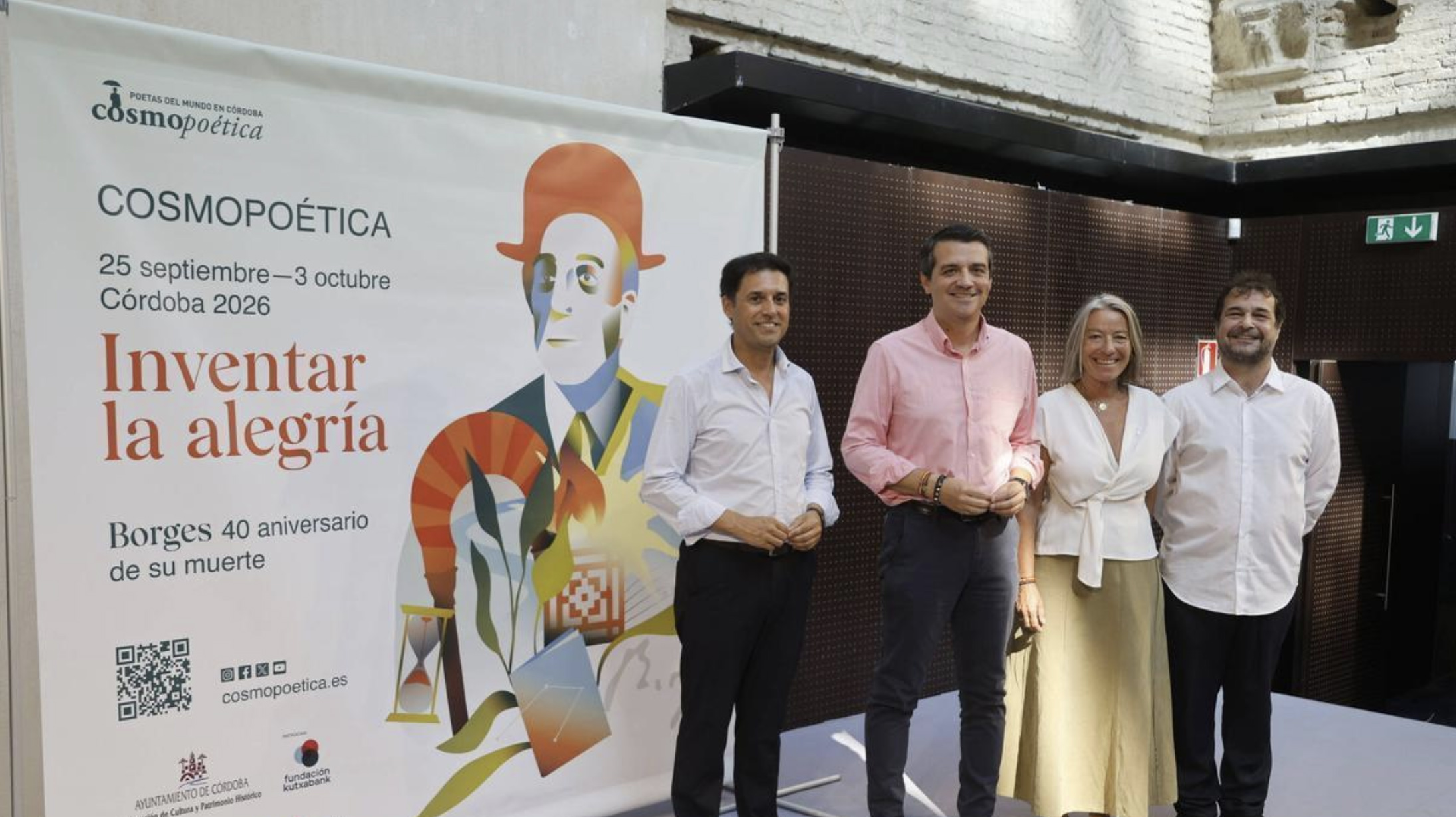 El Festival Internacional de Poesía Cosmopoética de Córdoba rinde homenaje a Jorge Luis Borges